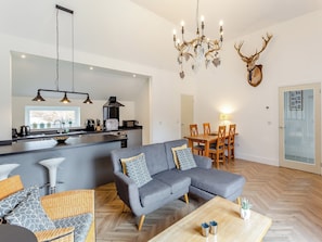 Open plan living space | Old School House, Altnaharra, near Lairg