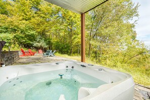 Come on In! - The water is perfect in the hot tub. After all, vacation is all about relaxation - when the adventuring is done for the day!