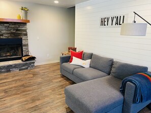 Cozy Living Space - sit back and relax and catch your favorite TV Show on YouTubeTV