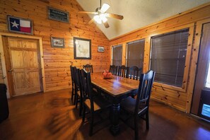 View of dining room from living room