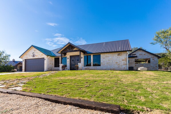 Front view of house