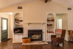 Fireplace view