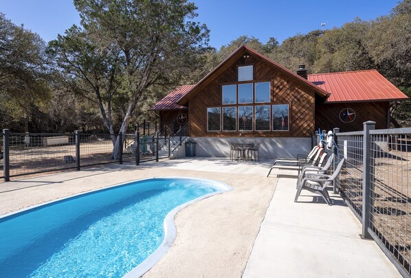 View of pool