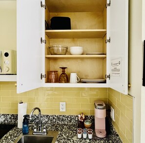 Fully Stocked Kitchenette