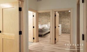 2 king bedrooms, one queen bedroom, two bathrooms
