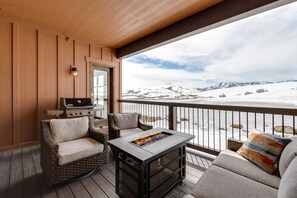 Balcony | Mountain Views | Gas Fire Pit | Gas Grill