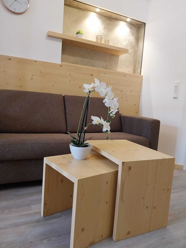 Appartment mit Balkon-Schlafsofa