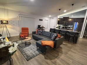 Living room with kitchen 