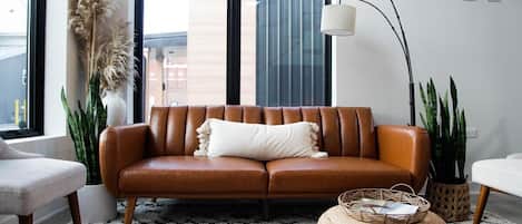 Living Room (sofa doubles as a futon)