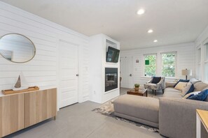 Open concept living dining and kitchen in downtown New Buffalo