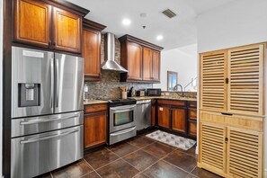 Fully equipped kitchen ready for your culinary adventures