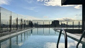 Piscine sur le toit