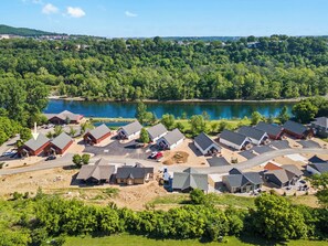 Right along Lake Taneycomo!