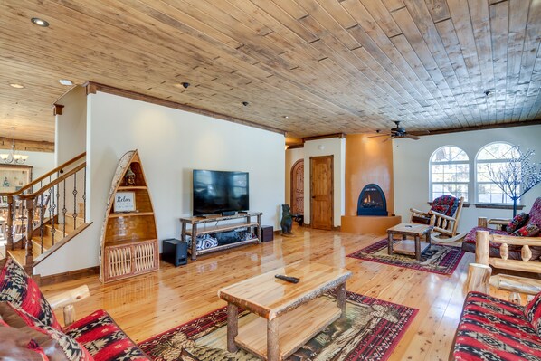 Pagosa Springs Vacation Rental | 3BR | 4.5BA | 5,500 Sq Ft | Stairs Required