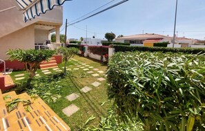 outside