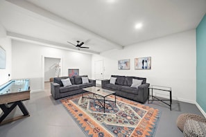 This is a secondary living room area to enjoy