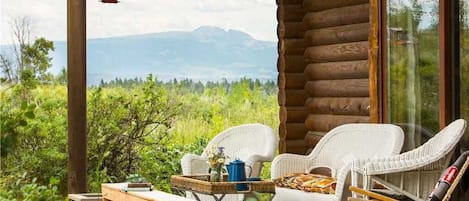 Deck with Mountain Views