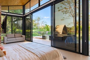 Bedroom to pool in a heartbeat.