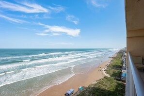 Views of the gorgeous beach from your balcony on the 10th floor!