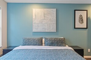 King bed primary bedroom