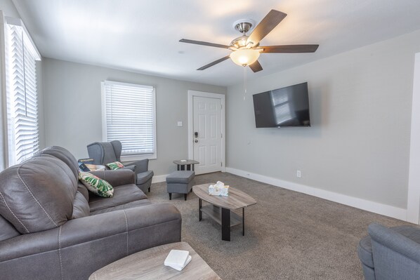 Warm and inviting living room to relax