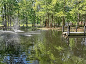 stocked fishing pond