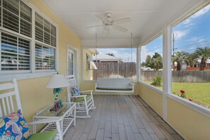 Screened in patio