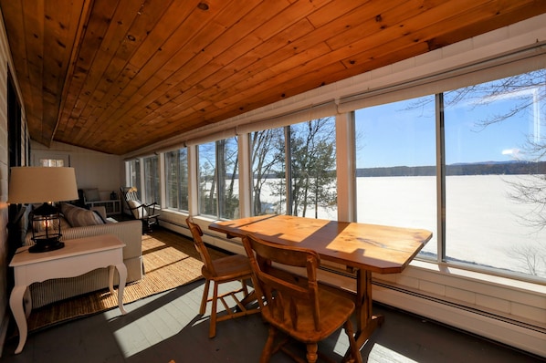 Lake views from Sunroom