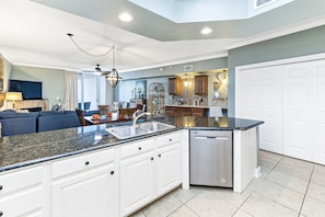 fully stocked kitchen