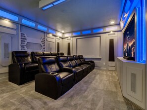 Galactic theater with tiered seating