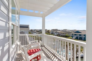 Upper Level Canal Side Deck