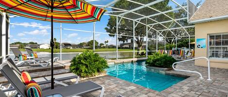 Lake Sunrise pool with view!