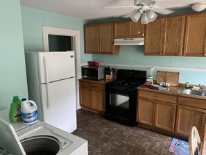 Indoors, Refrigerator, Sink, Sink Faucet, Kitchen