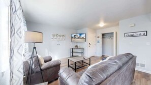 Spacious living room perfect for entertaining and relaxation.

