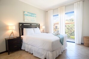 Experience a restful stay in our cozy and inviting bedroom.