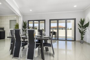 Have your family gathered over a sumptuous meal.