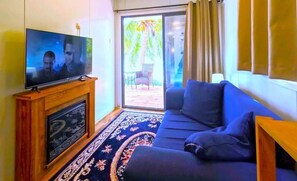 The Zanzibar Beach House Blue Sofa1