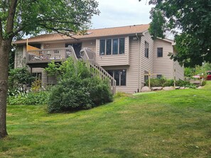 Back view of the house from yard