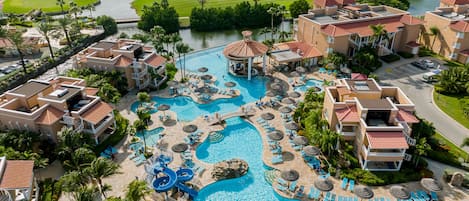 Poolside paradise awaits at Divi Village resort: Where relaxation meets indulgence.
