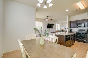 Dining Room | Dishware & Flatware Provided