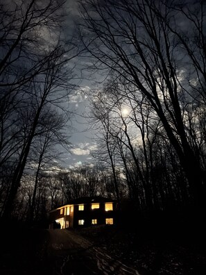 House on full moon