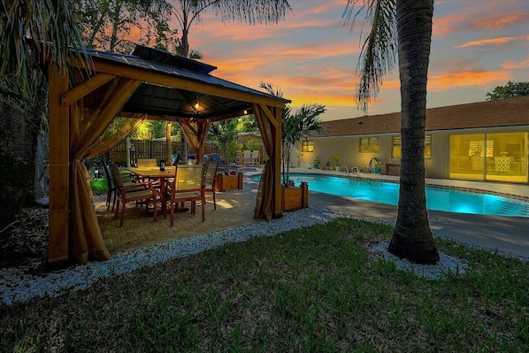 Backyard oasis 