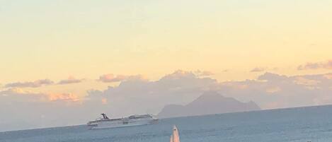 Vista para a praia ou o mar