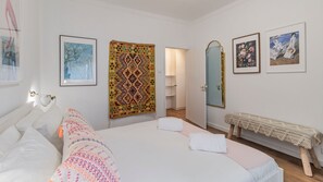 Spacious bedroom with a double bed #comfort #sleep