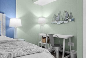 Work station in the bedroom