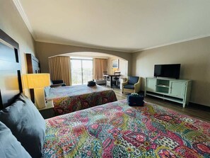 Comfy mattresses, crisp linens, and coastal-chic décor—your beach vacation just got more restful.


