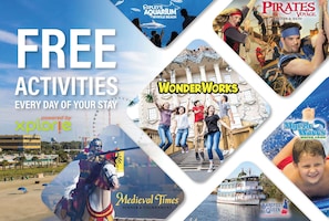 Free Activities Everyday of your stay!