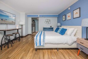Discover the quiet side of vacation in this beautifully furnished bedroom escape.