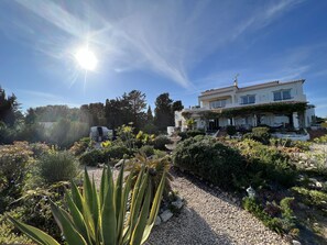 Magnifique jardin bien entretenu avec barbecue et terrasse