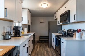 Plenty of counter space to prep your meals. 